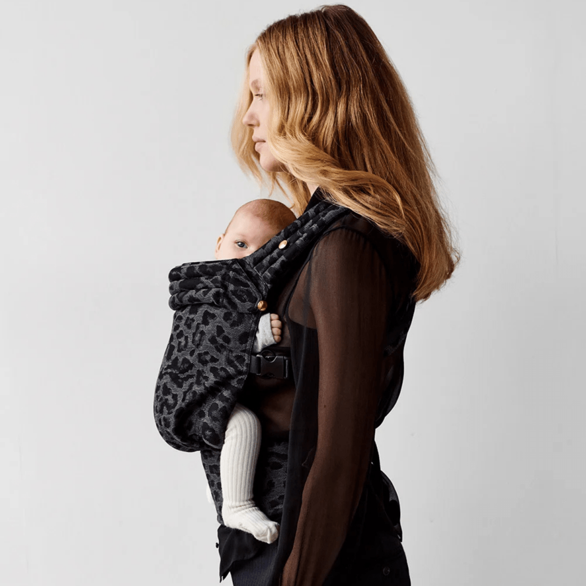 Limited Edition / Twinie. Baby Carrier - Blue Leopard - Twinie.